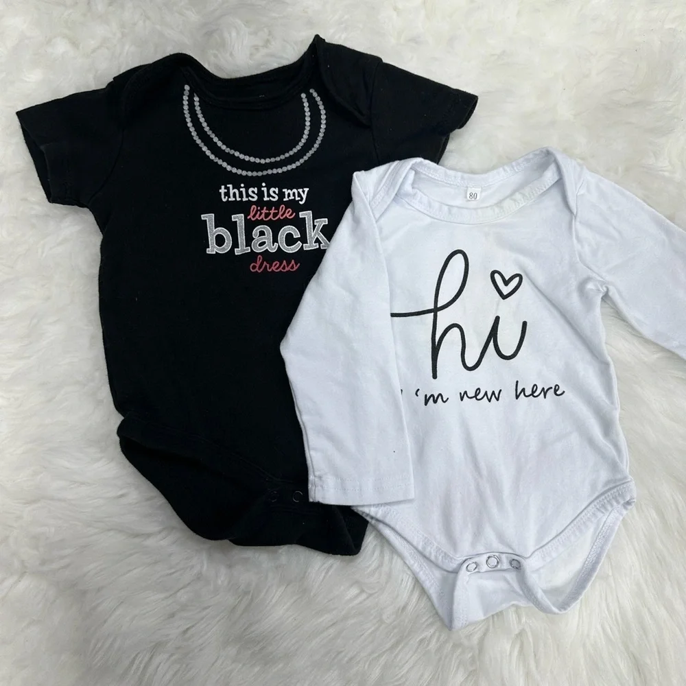 baby girl 3-6 month bodysuit bundle